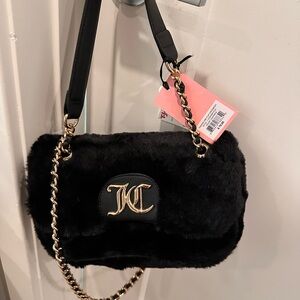 Juicy Couture fashion vibe flap crossbody black